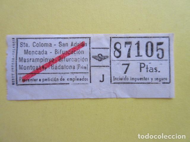 Collectables Transport Tickets: BILLETE URBAS URBANIZACIONES Y TRANSPORTES - VER TRAYECTOS BUSCAS MAS BILLETES LEE INTERIOR