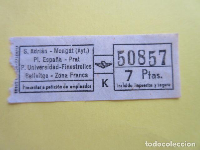 Collectables Transport Tickets: BILLETE URBAS URBANIZACIONES Y TRANSPORTES - VER TRAYECTOS BUSCAS MAS BILLETES LEE INTERIOR