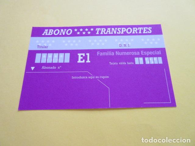Sammeln von Fahrkarten: TARJETA ABONO TRASNPORTE EMT METRO MADRID