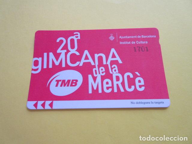 Colecionismos Bilhetes de Transporte: TARJETA LA GIMCANA BARCELONA