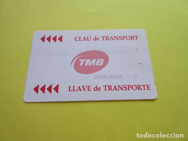 Colecionismos Bilhetes de Transporte: TARJETA LLA2VE DE TRANSPORTE