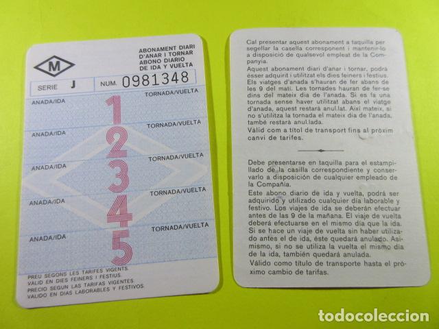 Sammeln von Fahrkarten: TARJETA METRO BARCELONA METROPOLITANO 5 VIAJES CATALAN ANADA TORNADA NUMERO ROJO SIN USAR VIRGEN