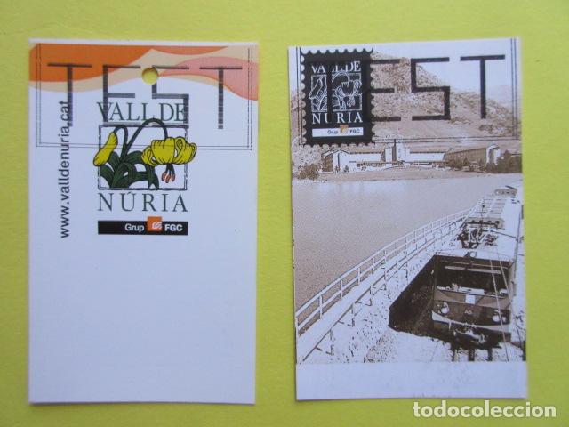Collectables Transport Tickets: REF-CS-001 - LOTE 2 BILLETES SIN USAR DIFERENTES FORMATOS CREMALLERA DE NURIA FERROCARRIL