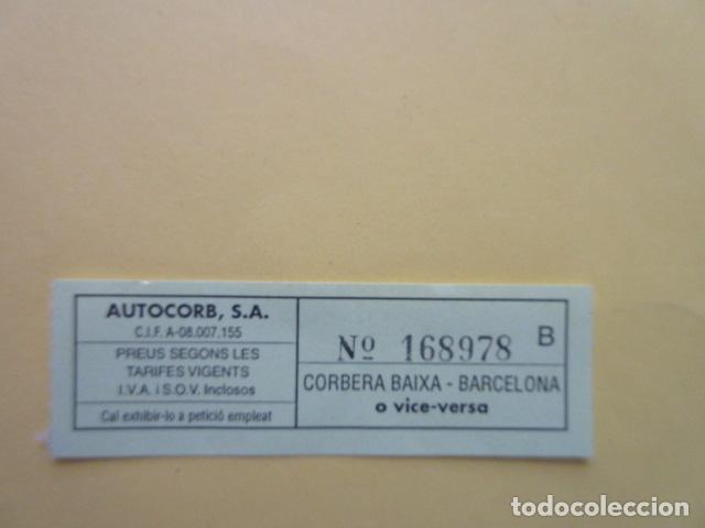 Sammeln von Fahrkarten: REF-CS-001 - BILLETE EMPRESA AUTOCORB COLOR AMARILLO
