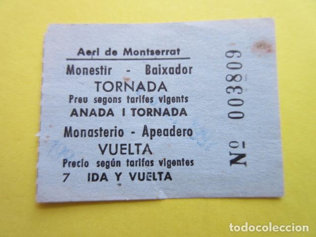 Colecionismos Bilhetes de Transporte: REF-CS-001 - BILLETE EMPRESA AEREO MONTSERRAT COLOR AZUL