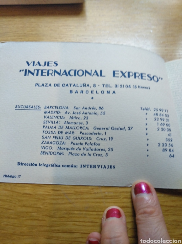 Coleccionismo Billetes de transporte: Carnet de bonos de Viajes Internacional Expreso - Foto 2 - 268981649