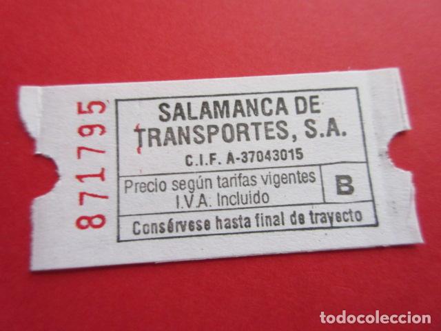Collectables Transport Tickets: BILLETE SALAMANCA DE TRANPORTE