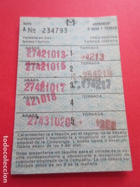 Sammeln von Fahrkarten: BILLETES METRO BARCELONA TODOS DIFERENTES VER FOTOS