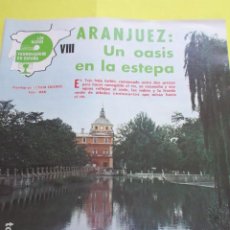 Coleccionismo Billetes de transporte: ARTICULO 1973 NUDOS FERROVIARIOS - ARANJUEZ MADRID - RENFE FERROCARRIL LOCOMOTORA. Lote 349604709