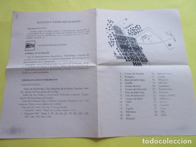 Colecionismos Bilhetes de Transporte: HEREDEROS DE J. COLMENAREJO AUTOBUS MADRID COLMENAR VIEJO C.I.R. MILITAR HORARIOS - CUARTEL