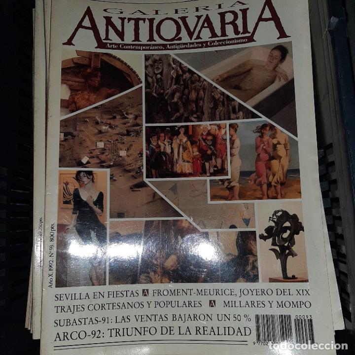 Coleccionismo Billetes de transporte: REVISTA GALERIA ANTIQUARIA N&deg;93. 1992.SEVILLA EN FIESTAS. FROMENT-MEURICE, JOYERO DEL SIGLO XIX...