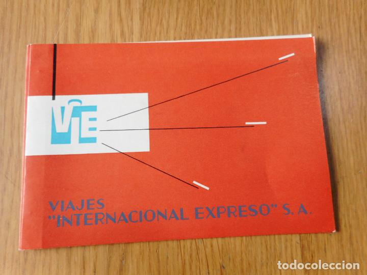 Sammeln von Fahrkarten: ANTIGUO CARTET DE VIAJE.ENTRADA. LA PASSIO.ESPARRAGUERA 1963. INTERNACIONAL EXPRESO S.A