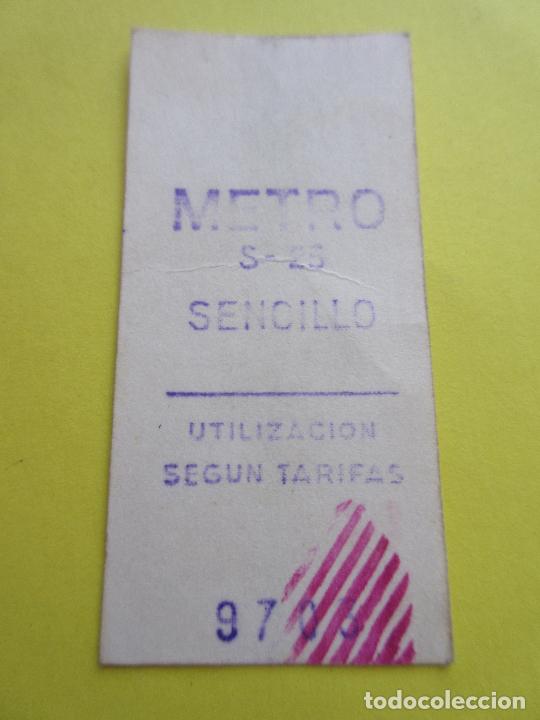 Collectionnisme Billets de transport: BILLETE METRO MADRID COLOR BLANCO SENCILLO - S 25