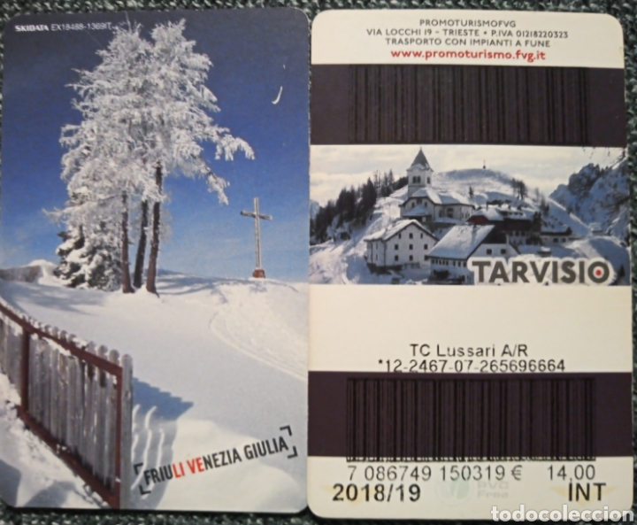 Collectionnisme Billets de transport: BILLETE TRANSPORTE TELECABINA MONTE LUSSARI ITALIA