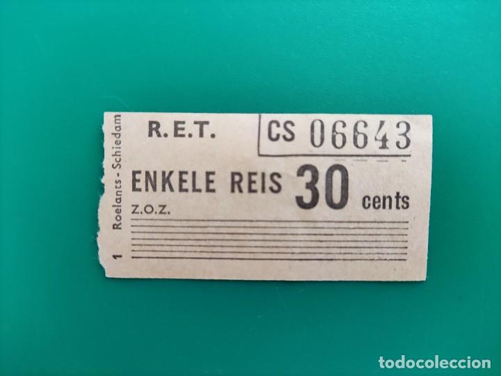 Collectionnisme Billets de transport: ANTIGUO BILLETE PA&Iacute;SES BAJOS