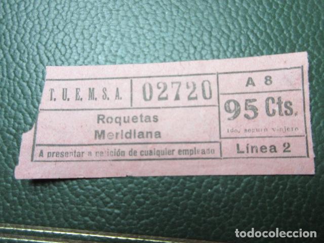 Collectables Transport Tickets: REF: VV-1234 - CAPICUA 02720 - TUEMSA COLO ROSA