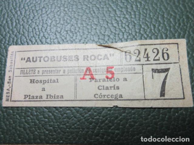 Colecionismos Bilhetes de Transporte: REF: VV-1234 - CAPICUA 62426 - AUTOBUSES ROCa barcelona 7