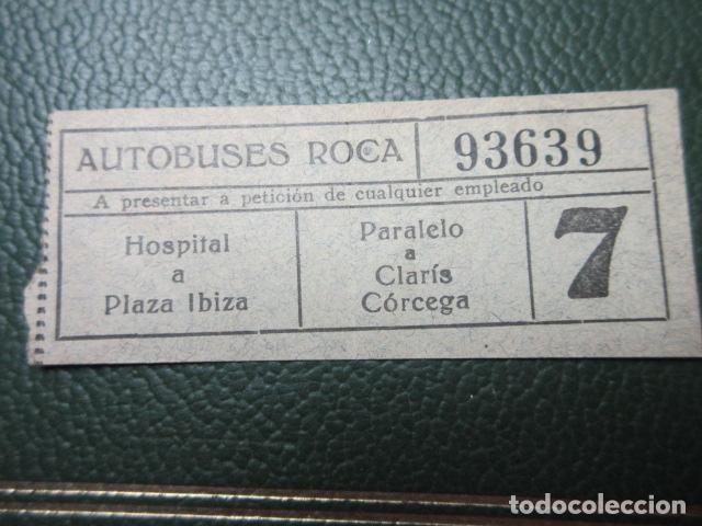 Colecionismos Bilhetes de Transporte: REF: VV-1234 - CAPICUA 93639 - AUTOBUSES ROCa barcelona 7