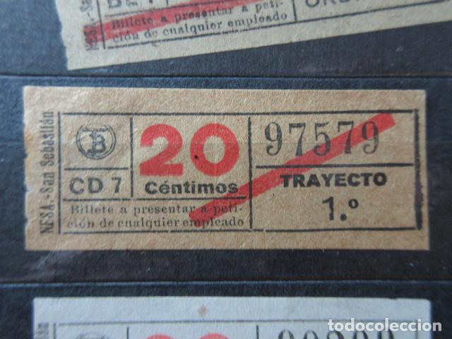 Colecionismos Bilhetes de Transporte: REF: VV-1234 - CAPICUA 97579 - AUTOBUS BARCELONA TB OBSERVE MAYUSCULAS MINUSCULAS TRAYECTO PESETAS P