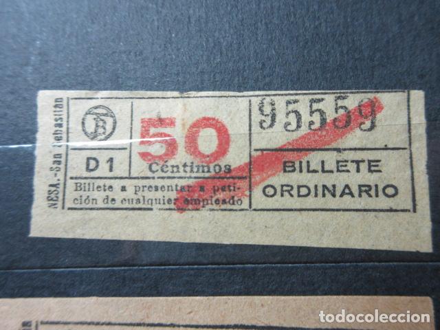 Colecionismos Bilhetes de Transporte: REF: VV-1234 - CAPICUA 95559 - AUTOBUS BARCELONA TB OBSERVE MAYUSCULAS MINUSCULAS TRAYECTO PESETAS P