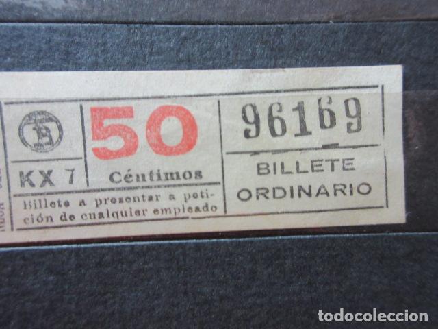 Colecionismos Bilhetes de Transporte: REF: VV-1234 - CAPICUA 96169 - AUTOBUS BARCELONA TB OBSERVE MAYUSCULAS MINUSCULAS TRAYECTO PESETAS P