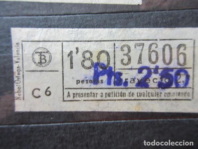 Collectionnisme Billets de transport: REF: VV-1234 - - AUTOBUS BARCELONA TB OBSERVE MAYUSCULAS MINUSCULAS TRAYECTO PESETAS P