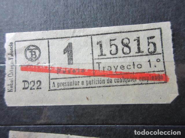 Collectionnisme Billets de transport: REF: VV-1234 - - AUTOBUS BARCELONA TB OBSERVE MAYUSCULAS MINUSCULAS TRAYECTO PESETAS P