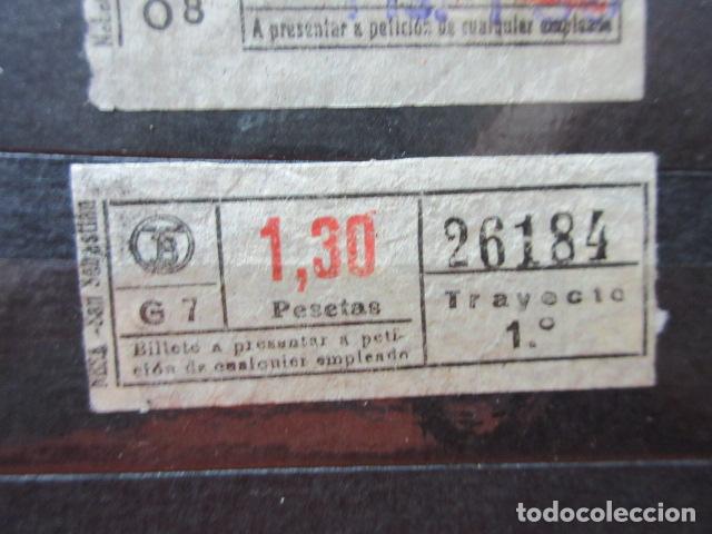 Collectionnisme Billets de transport: REF: VV-1234 METRO AUTOBUS BARCELONA TB OBSERVE MAYUSCULA MINUSCULA TRAYECTO PESETAS P