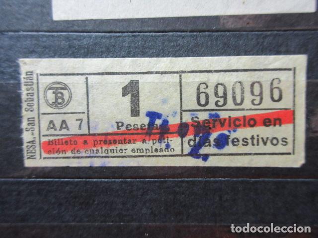 Collectionnisme Billets de transport: REF: VV-1234 CAPICUA 69096 METRO AUTOBUS BARCELONA TB OBSERVE MAYUSCULA MINUSCULA TRAYECTO PESETAS P