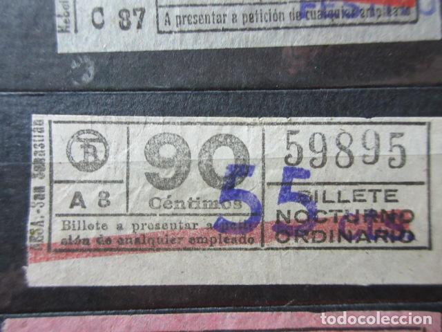 Collectionnisme Billets de transport: REF: VV-1234 CAPICUA 59895 METRO AUTOBUS BARCELONA TB OBSERVE MAYUSCULA MINUSCULA TRAYECTO PESETAS P