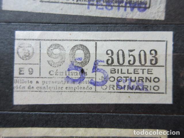 Coleccionismo Billetes de transporte: REF: VV-1234 CAPICUA 30503 METRO AUTOBUS BARCELONA TB OBSERVE MAYUSCULA MINUSCULA TRAYECTO PESETAS P