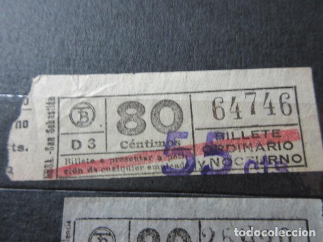 Collectionnisme Billets de transport: REF: VV-1234 CAPICUA 64746 METRO AUTOBUS BARCELONA TB OBSERVE MAYUSCULA MINUSCULA TRAYECTO PESETAS P