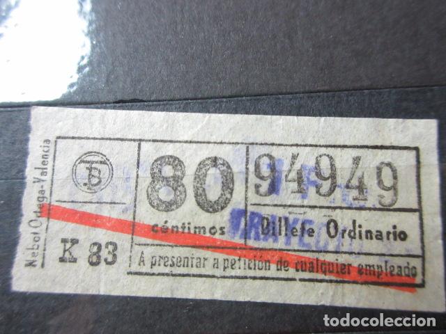 Collectionnisme Billets de transport: REF: VV-1234 CAPICUA 94949 METRO AUTOBUS BARCELONA TB OBSERVE MAYUSCULA MINUSCULA TRAYECTO PESETAS P