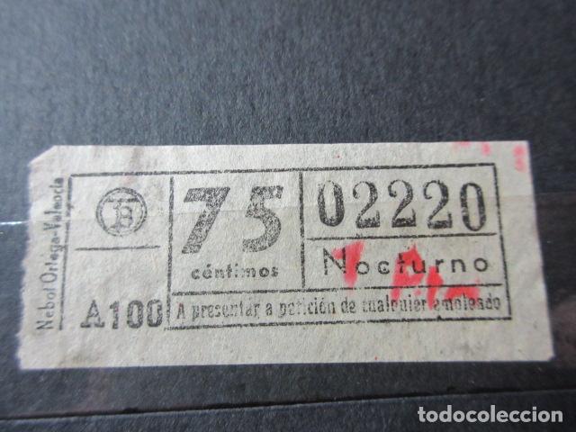 Collectionnisme Billets de transport: REF: VV-1234 CAPICUA 02220 METRO AUTOBUS BARCELONA TB OBSERVE MAYUSCULA MINUSCULA TRAYECTO PESETAS P