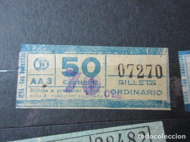 Collectionnisme Billets de transport: REF: VV-1234 CAPICUA 07270 METRO AUTOBUS BARCELONA TB OBSERVE MAYUSCULA MINUSCULA TRAYECTO PESETAS P