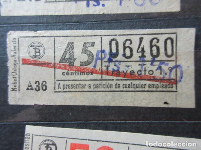 Collectionnisme Billets de transport: REF: VV-1234 CAPICUA 06460 METRO AUTOBUS BARCELONA TB OBSERVE MAYUSCULA MINUSCULA TRAYECTO PESETAS P