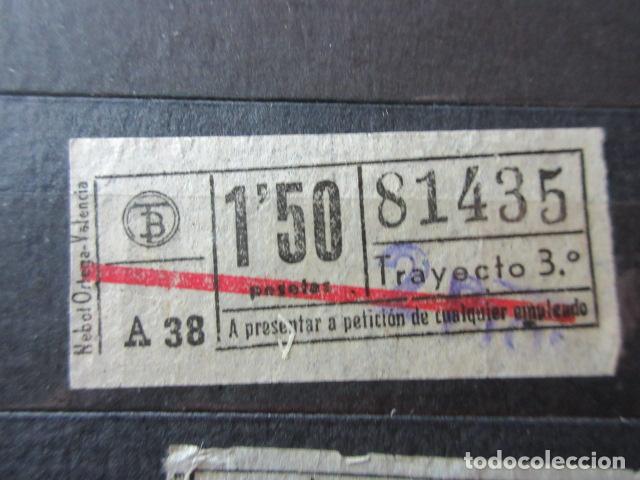 Collectionnisme Billets de transport: REF: VV-1234 METRO AUTOBUS BARCELONA TB OBSERVE MAYUSCULA MINUSCULA TRAYECTO PESETAS P