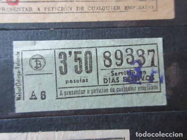 Collectionnisme Billets de transport: REF: VV-1234 METRO AUTOBUS BARCELONA TB OBSERVE MAYUSCULA MINUSCULA TRAYECTO PESETAS P