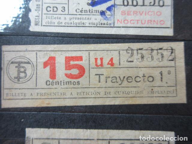 Collectionnisme Billets de transport: REF: VV-1234 CAPICUA 25352 METRO AUTOBUS BARCELONA TB OBSERVE MAYUSCULA MINUSCULA TRAYECTO PESETAS P