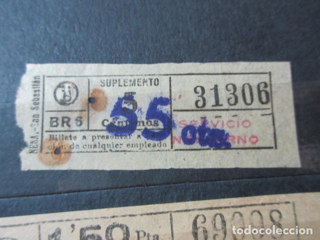 Collectionnisme Billets de transport: REF: VV-1234 METRO AUTOBUS BARCELONA TB OBSERVE MAYUSCULA MINUSCULA TRAYECTO PESETAS P