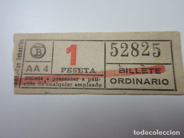 Collectionnisme Billets de transport: REF: VV-1234 CAPICUA 52825 METRO AUTOBUS BARCELONA TB OBSERVE MAYUSCULA MINUSCULA TRAYECTO PESETAS P