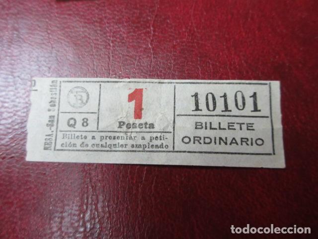 Collectionnisme Billets de transport: REF: VV-1234 CAPICUA 10101 METRO AUTOBUS BARCELONA TB OBSERVE MAYUSCULA MINUSCULA TRAYECTO PESETAS P