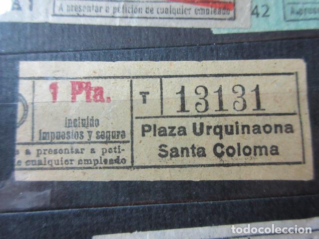 Collectionnisme Billets de transport: REF: VV-1234 CAPICUA 13331 METRO AUTOBUS BARCELONA TB OBSERVE MAYUSCULA MINUSCULA TRAYECTO PESETAS P