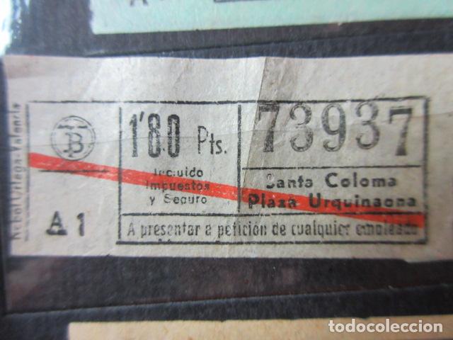 Collectionnisme Billets de transport: REF: VV-1234 CAPICUA 73937 METRO AUTOBUS BARCELONA TB OBSERVE MAYUSCULA MINUSCULA TRAYECTO PESETAS P