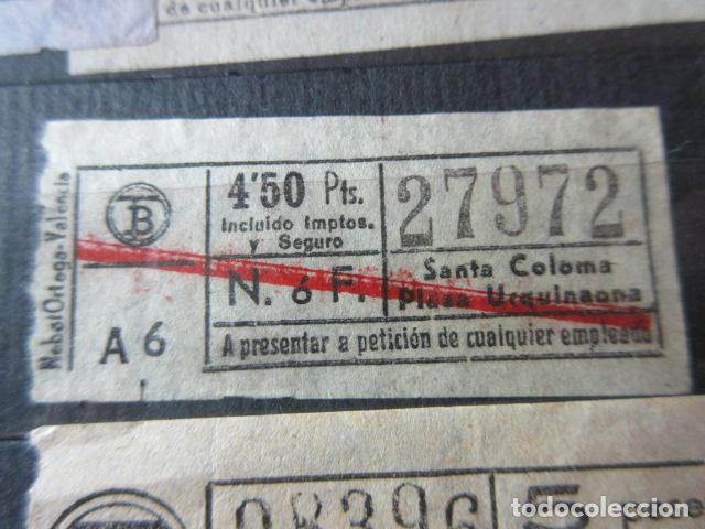 Collectionnisme Billets de transport: REF: VV-1234 CAPICUA 27972 METRO AUTOBUS BARCELONA TB OBSERVE MAYUSCULA MINUSCULA TRAYECTO PESETAS P