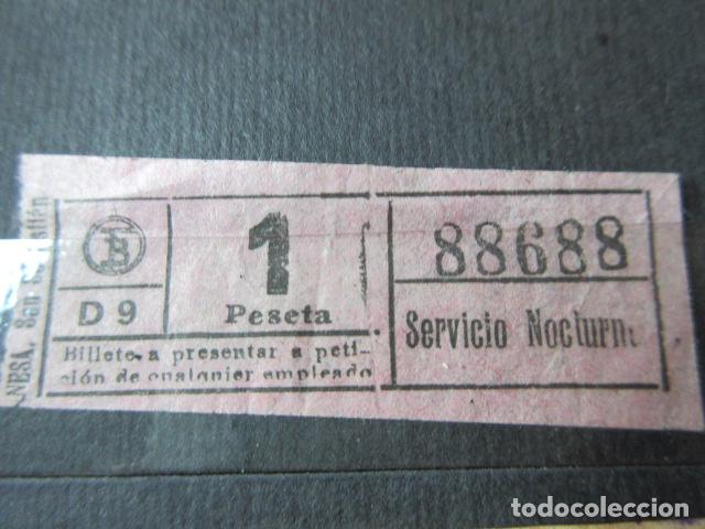 Collectionnisme Billets de transport: REF: VV-1234 CAPICUA 88688 METRO AUTOBUS BARCELONA TB OBSERVE MAYUSCULA MINUSCULA TRAYECTO PESETAS P