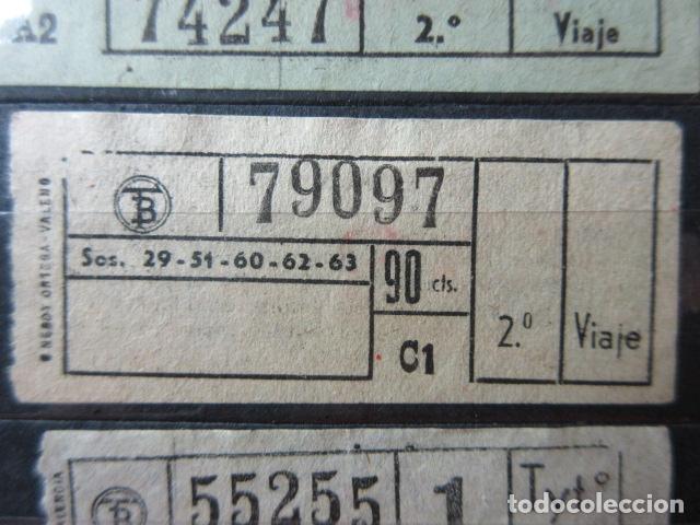Collectionnisme Billets de transport: REF: VV-1234 CAPICUA 79097 METRO AUTOBUS BARCELONA TB OBSERVE MAYUSCULA MINUSCULA TRAYECTO PESETAS P