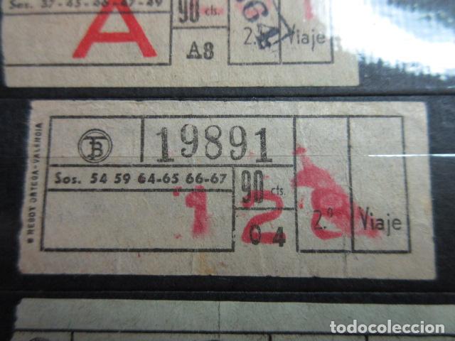 Collectionnisme Billets de transport: REF: VV-1234 CAPICUA 19891 METRO AUTOBUS BARCELONA TB OBSERVE MAYUSCULA MINUSCULA TRAYECTO PESETAS P