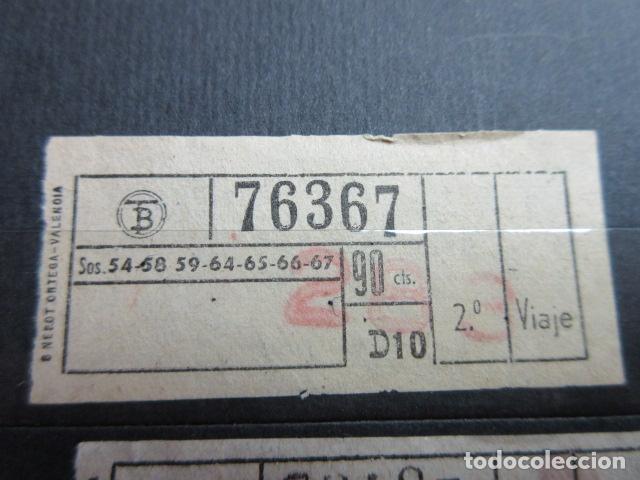 Collectionnisme Billets de transport: REF: VV-1234 CAPICUA 76367 METRO AUTOBUS BARCELONA TB OBSERVE MAYUSCULA MINUSCULA TRAYECTO PESETAS P