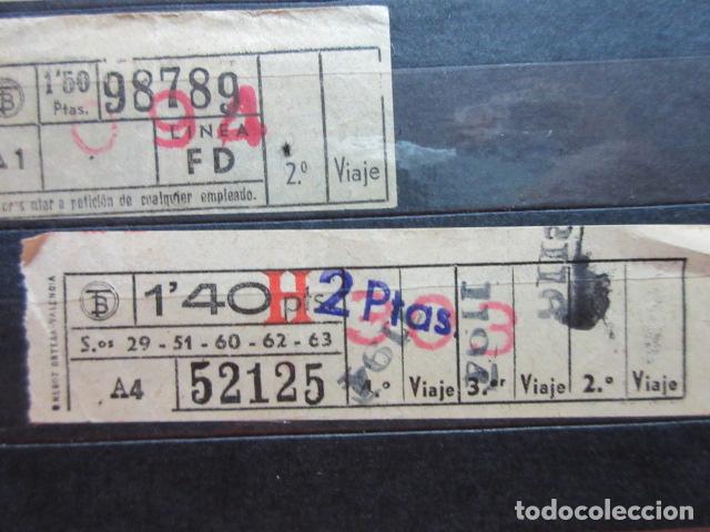 Collectionnisme Billets de transport: REF: VV-1234 CAPICUA 52125 METRO AUTOBUS BARCELONA TB OBSERVE MAYUSCULA MINUSCULA TRAYECTO PESETAS P